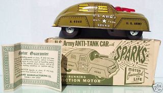 COURTLAND NO 4040 U S ARMY ANTI TANK CAR EX