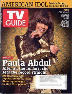 TV Guide 3 07 Paula Abdul Kyle Chandler Heather Mills