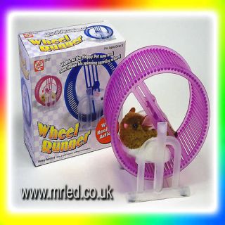New Electronic Hamster Wheel Runner Novelty Toy Gadget