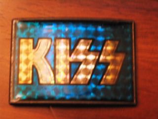 Kiss One Stop Posters Los Angeles Calif Belt Buckle RARE