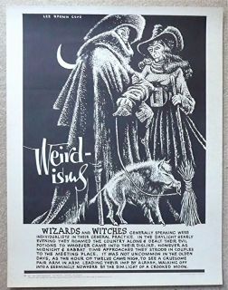 Lee Brown Coye Weirdisms Poster Wizards Witches