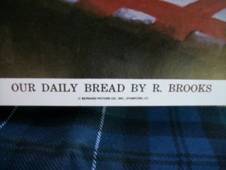  by Richard Brooks Our Daily Bread Religious Themed Bible Prayer