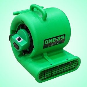  One 29 Air Mover Blower Floor Drying Fans Carpet Dryers Green