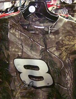  Authentics NASCAR 8 Driver Camo T Shirt Dale Jr Sig 3XL X4697 9