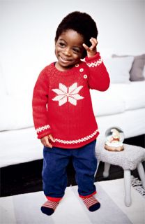Mini Boden Sweater, Jenas & Socks (Infant)