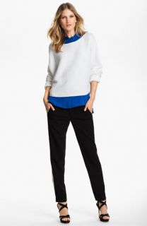 Vince Ribbed Dolman Sweater