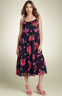 Juicy Couture Ikat Floral Print Dress