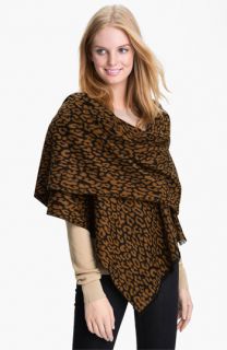 Chelsey Leopard Print Woven Silk Wrap