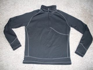 Alpine Design ¼ Zip Pullover Black Athletic Fleece Womens s Base