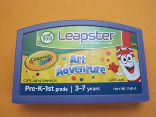  Leapster 2 Leapster L Max Game Cartridge Crayola Art Adventure