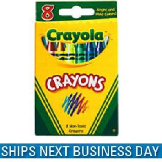 New Crayola Classic Color Crayons 8 Colors 12 Boxes