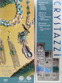 Jewelry Making Kit by Cousin Crystazzi Feathered Allure 203 PC
