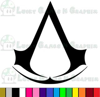 Assassins Creed Crest Sticker Decal JDM Game Car Xbox PS3 Any Color 5