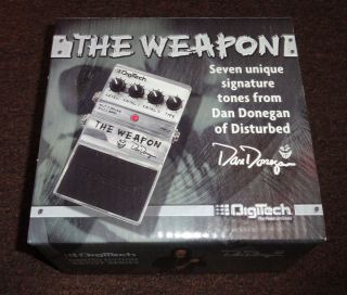 New DigiTech Dan Donegan The Weapon Artist Series Guitar Effect Pedal