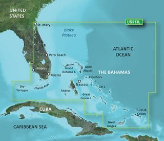 garmin bluechart g2 vision vus513l jacksonville bahamas