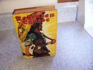 Vintage Book Robinson Crusoe by Daniel Defoe