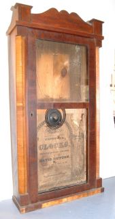 David Dutton Mont Vernon N H Wood Movement Clock Case