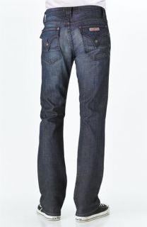 Hudson Jeans Jaxx Slim Straight Leg Jeans (Haymaker Dark Blue Wash)