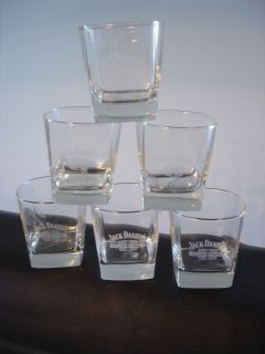  6 Jack Daniels Single Barrel 6oz Whiskey Glasses