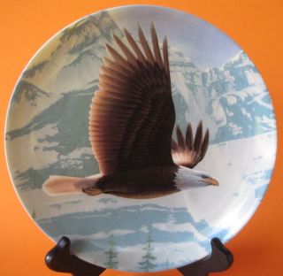  America Bald Eagle 1 Collectible Plate Daniel Smith Knowles