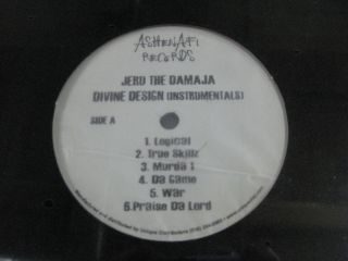  Jeru The Damaja Instrumentals LP Divine Design