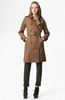 A.P.C. Belted Gabardine Trench Coat