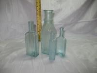  Green Woodbury NJ Letchers Castoria Curtis Perkins Glass Bottle