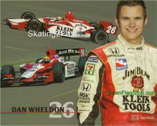 Dan Wheldon Klein Tools Jim Beam Indianapolis 500 Hero Card IndyCar