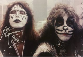 KISS AUTOGRAPHS Peter Criss and Ace Frehley
