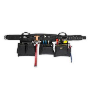 Custom Leathercraft 18 Pocket 5 Piece Pro Carpenters Combo Tool Belt