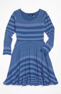 Zunie Stripe Knit Dress (Little Girls & Big Girls)