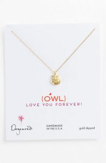 Dogeared Owl Love You Forever Pendant Necklace