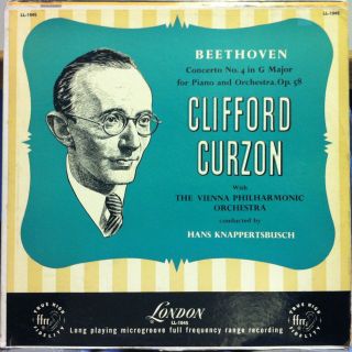 UK 1A 1A ffrr Clifford Curzon Beethoven Concerto No 4 for Piano LP