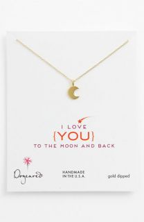 Dogeared To the Moon & Back Pendant Necklace