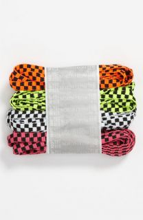  Checkered Shoelaces (4 Pack) (Little Kids & Big Kids)