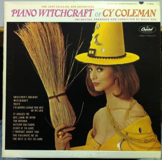 CY Coleman Piano Witchcraft LP VG T 1952 Mono 1st Press 1963 Record