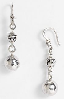 Lois Hill Balls & Chains Double Drop Earrings