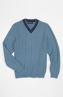 Brooks Brothers Cable Knit Sweater (Big Boys)
