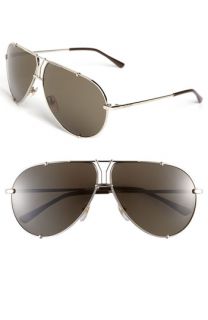 Yves Saint Laurent Metal Aviator Sunglasses