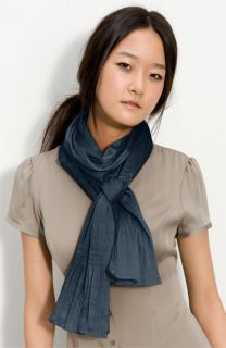  Pleated Metallic Scarf