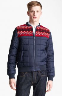 Topman Aquila Quilted Bomber Jacket
