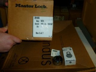 Lot of 600 Master Combination Padlocks 2010s Series Key V59