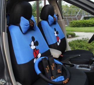 2012 New Cute Mickey Mouse Seat Covers Car Seat Cover Blue
