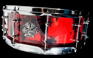  listing is for a brand new ddrum dave lombardo signature snare signed