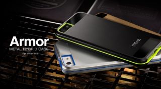  More Thing Armor Metal Hybrid Case for iPhone 5 Black Neon