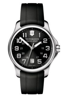 Victorinox Swiss Army® Officers Rubber Strap Watch
