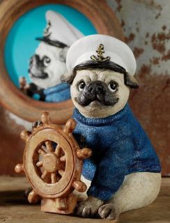 Dapper Dogs Figurine Toni Goffe Sailer Puggy Pug Sale