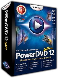 Cyberlink Powerdvd 12 Ultra New SEALED Retail Packaging