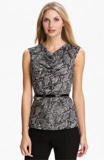 Classiques Entier® Belted Stretch Silk Top