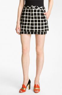 Tracy Reese Black Box Tiered Jacquard Skirt